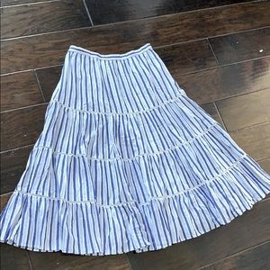J Crew multi tiered skirt